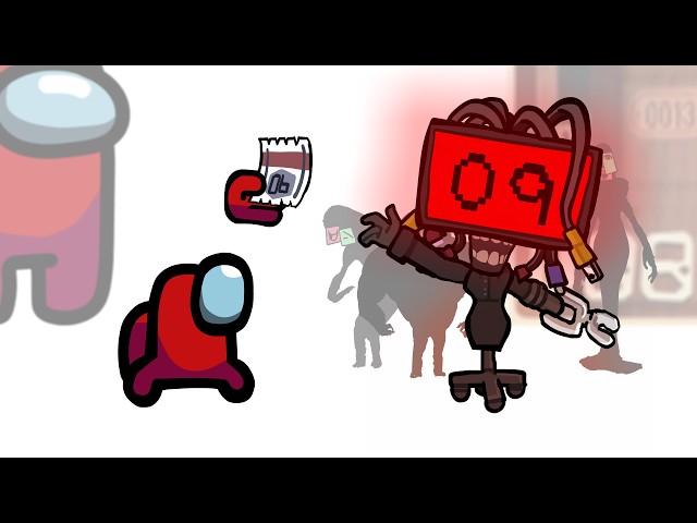 Mini Crewmate Kills Roblox DOORS The Archives Characters | Among Us