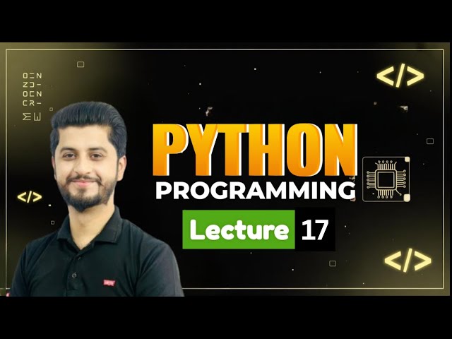 FOR Loop in Python | Lecture 17 | Beginner-Friendly | Learn Python with Hamza