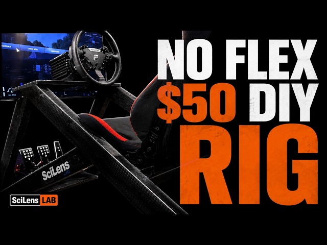 The $50 Sim Rig That Feels Solid - No Flex. No Excuses.