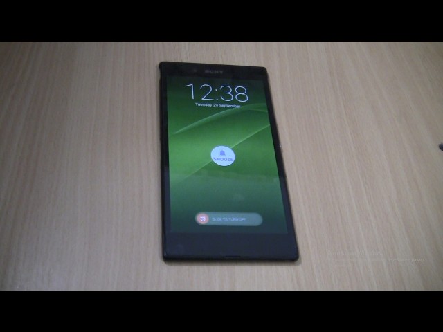 Sony Xperia Z Ultra Ringing alarms