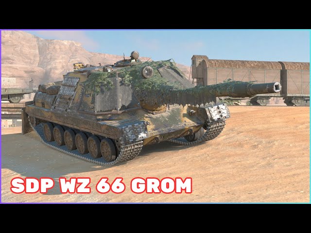 SDP wz 66 Grom ● Dominating The Field ● WoT Blitz OP Replays