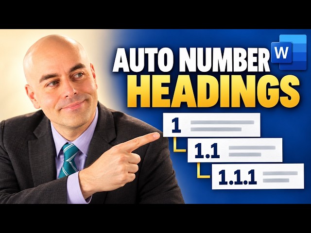 How to Number Headings in Word (1, 1.1, 1.1.1)