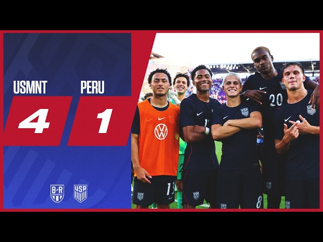 USA Emphatic in Orlando | USMNT 4-1 Peru | Official Highlights