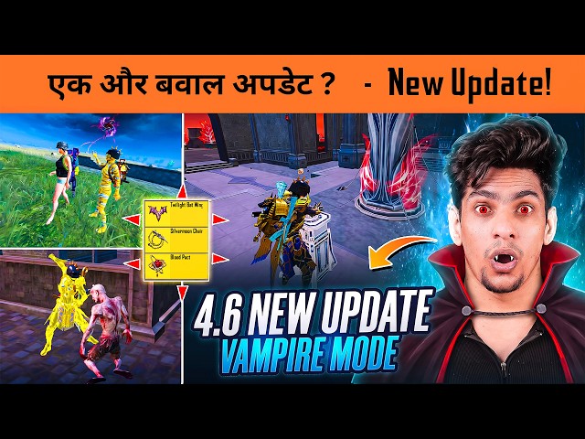 🔥BGMI 4.6 NEW UPDATE IS HERE | New Powers, Secret Missions & Features | Vampire Mode Gameplay