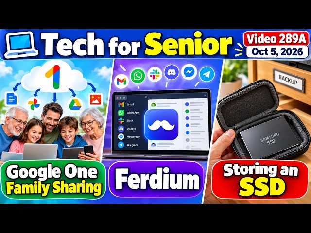 Tech for Senior Educational Series 289A  October 5 2026