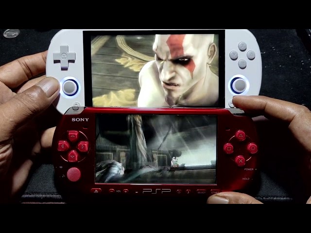 GOD OF WAR GHOST OF SPARTA TRIMUI SMART PRO VS PSP