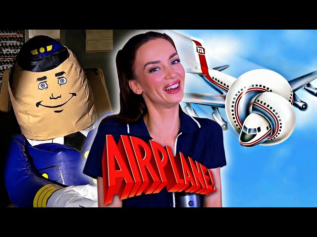 BRITISH GIRL'S FIRST TIME WATCHING * AIRPLANE! (1980) * MOVIE REACTION!! NOT what I was expecting!!