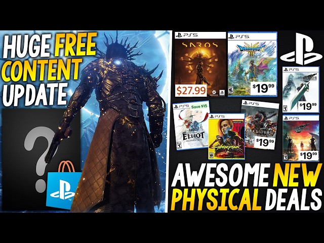 Huge FREE Game Update OUT NOW and AWESOME NEW PS5 Games Sale and Deals!