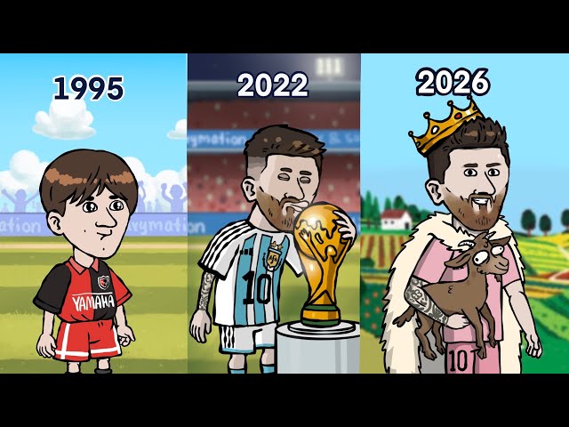 Evolution of Lionel Messi(animated)