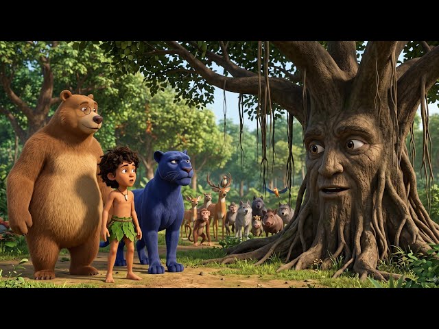 Mowgli Episode 24 | Mowgli and the Talking Banyan Tree 😱 | Danger in the Jungle | Jungle Book Story