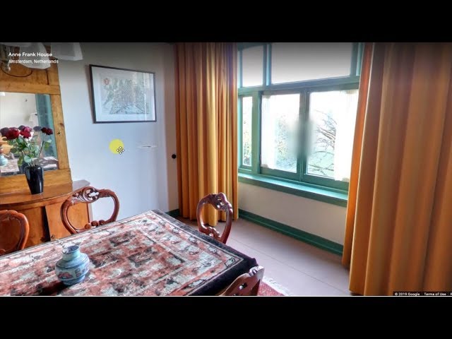 3D Virtual Tour Inside the Anne Frank's Family Home Merwedeplein 37