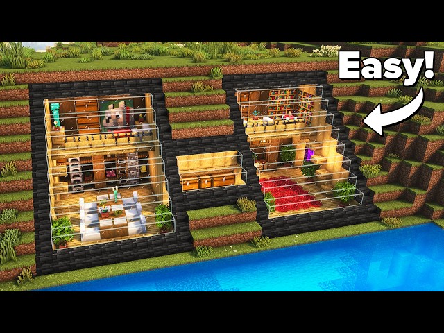 Minecraft: How to Build a Mountain House | Tutorial🏠