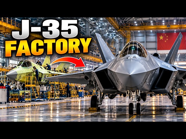 Inside China’s J-35 Stealth Fighter Factory | How the 5th-Gen Jet Is Built