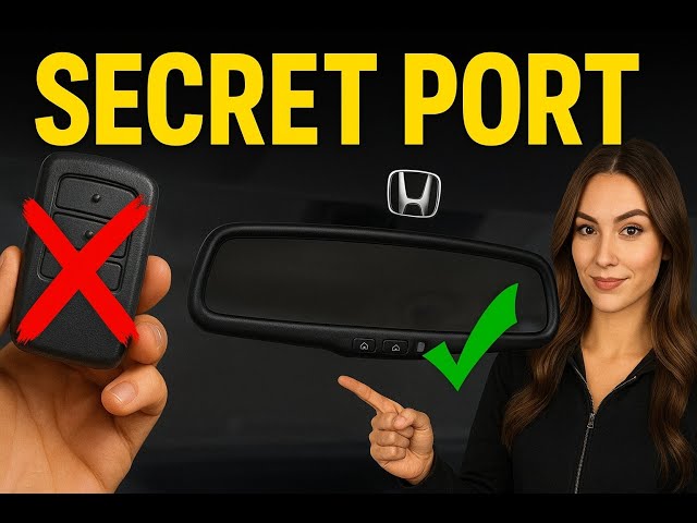 Honda Said NO, So I Installed The Auto-Dimming HomeLink Mirror Anyway! (2025 Civic Sport Secret Mod)