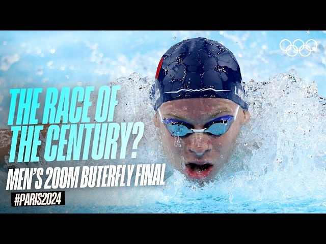 The RACE of the Century? 🇫🇷 Marchand vs. Milak | Men's 200m Butterfly Final | Paris 2024