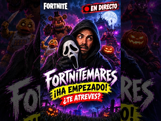 🔴 LIVE | 🔥😱 ¡YA EMPEZÓ FORTNITEMARES! ¿TE ATREVES? #fortnite #fortnitedirecto