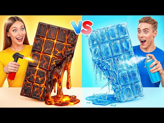 Hot vs Cold Food Challenge | Funny Situations in Kitchen by Multi DO Challenge
