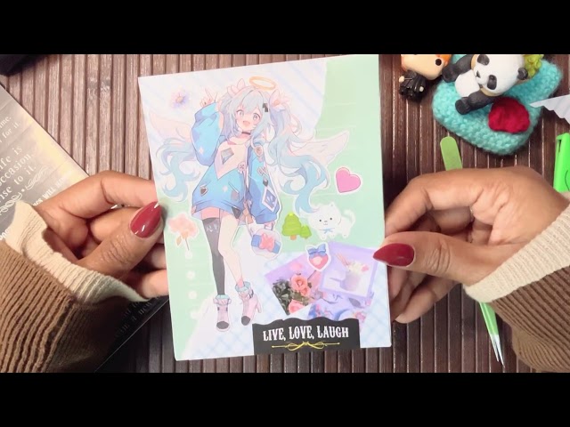ASMR Scrapbooking & Art Journaling | Relaxing Journal With Me | Auroraa Diaries
