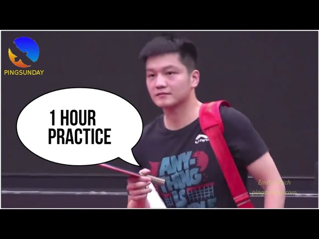 1Hour Training Session of Ma Long Fan Zhendong