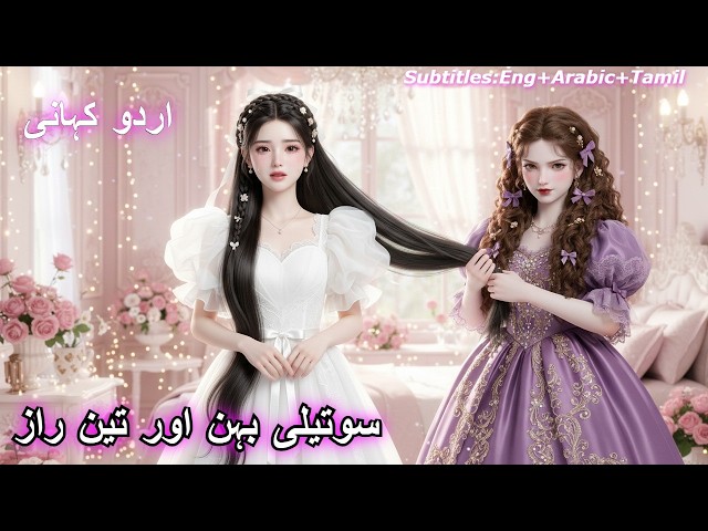 “The Stepsister’s 3 Secrets | Hindi Urdu Fairy Tales | Princess Story ✨”