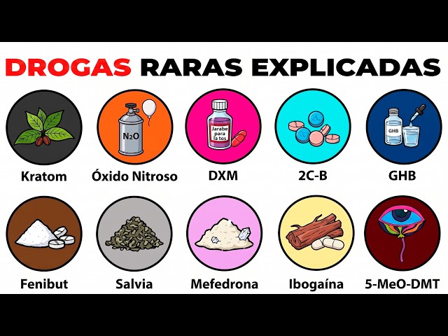 All weird drugs and their effects explained in 25 minutes