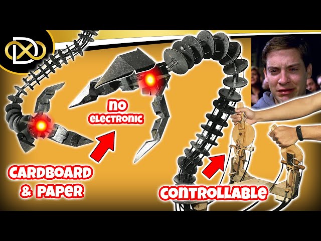 DIY Doctor Octopus Mechanical Tentacle || Continuum Robot || Spider-Man No Way Home