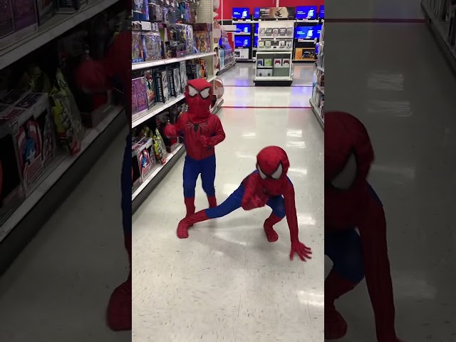 Little bro struggles with spider adventures #spiderman #boymom #fok