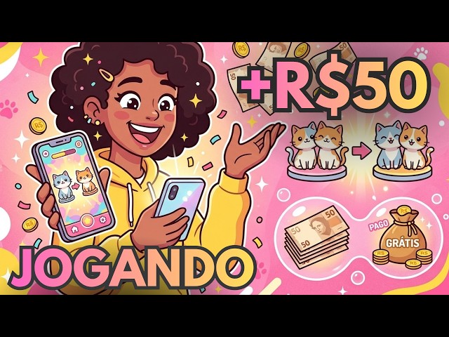 APP PAID ME R$50 (FREE) BY MERGING CATS