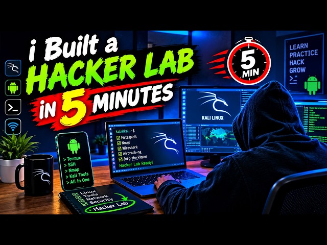 I Built a Hacker Lab in 5 Minuets