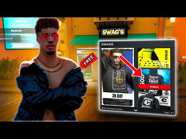 All Swags Items Season 1 NBA 2k24...WAIT THAT"S DRIPPY
