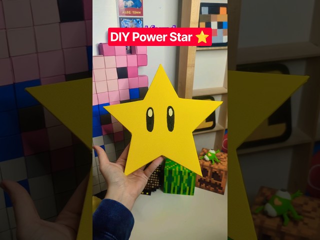 Mario Power Star DIY (EASY!)