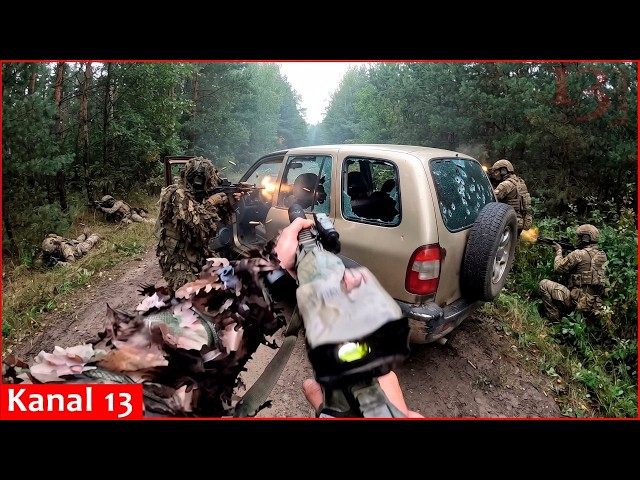 Ukrainian commandos ambush Russian troops in Russia, capture weapons and classified documents