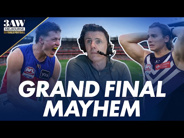Our commentary of Grand Final MAYHEM as Brisbane seals INCREDIBLE three-peat | 3AW Football