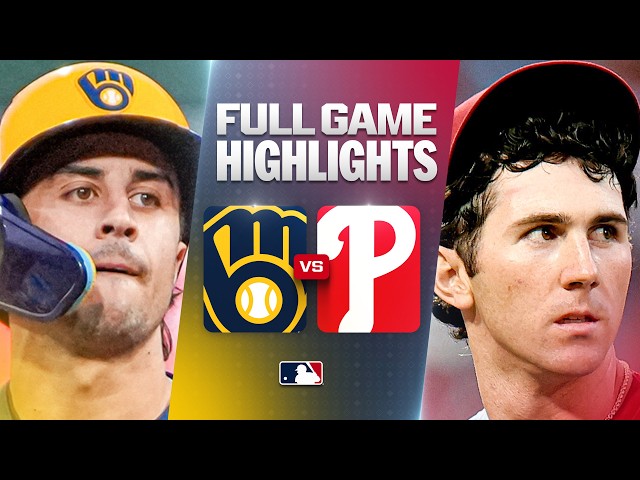 BREWERS vs. PHILLIES: Official Full Game Highlights (September 24) | 2026 MLB Season