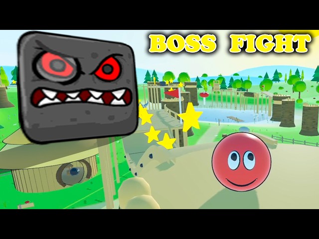 i played Red Ball 3D BOSS fight