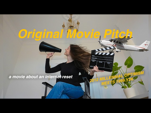 I wrote a movie about an internet reset (millennial optimism meets y2k anxiety)