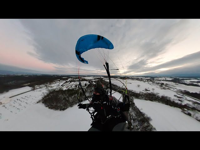 Footage Leading Up to My Paramotor Wing Collapse