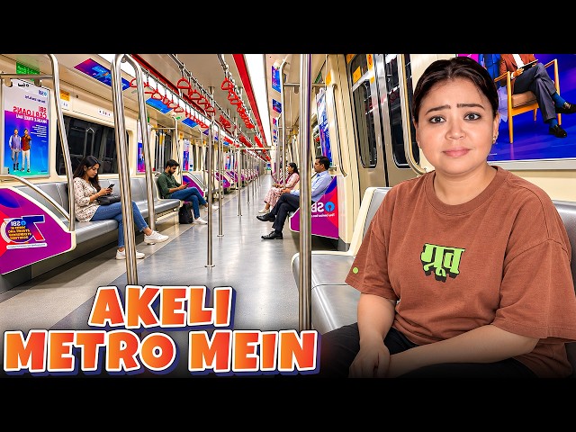 First Time Mumbai Metro Mein Akele 🚝 | Bharti Singh | Harssh Limbachiyaa | Golla | Yash