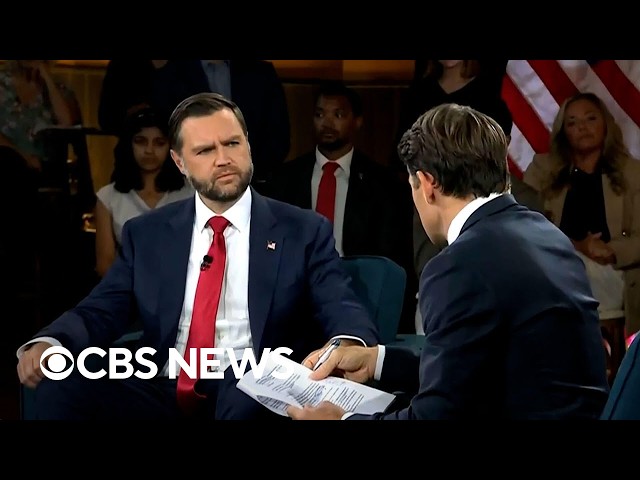 Watch: Highlights from Vance's CBS News town hall