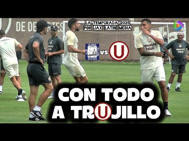UNIVERSITARIO DE DEPORTES: IMÁGENES DEL ENTRENAMIENTO DEL PRIMER EQUIPO PENSANDO EN ALIANZA ATLÉTICO