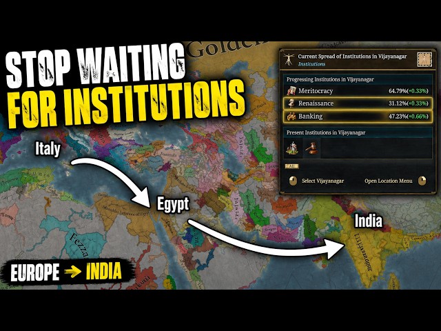 STOP WAITING for Institutions! How to Get Them FAST in EU5