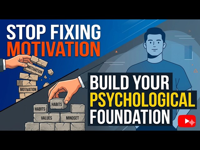 Stop Fixing Motivation | Build Your Psychological Foundation