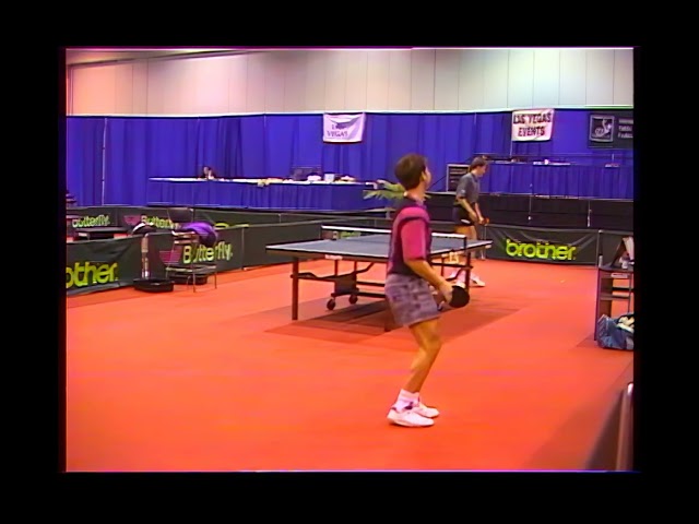 Practice Match between Jörg Rosskopf and Steffen Fetzner (GER) at the 1992 World Doubles Cup