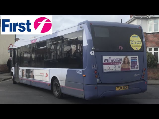 53608 First Solent Optare Solo SR Passes Court Lane