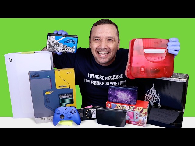 I Spent $1,573 Buying BROKEN Game Consoles on Whatnot!