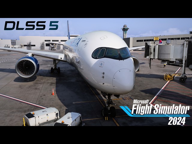 Microsoft Flight Simulator 2024 | A350-900 | Beijing ⌯✈︎ Los Angeles [DLSS 5]