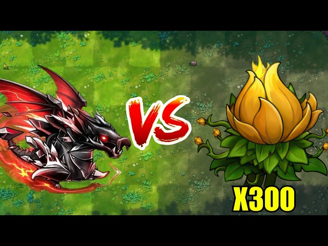 PVZ 1 Fusion 3.9.1 Challenge!! New Fusion Plants Mod Vs 300 Ultimate Crimson Lotus - Who Will Win?