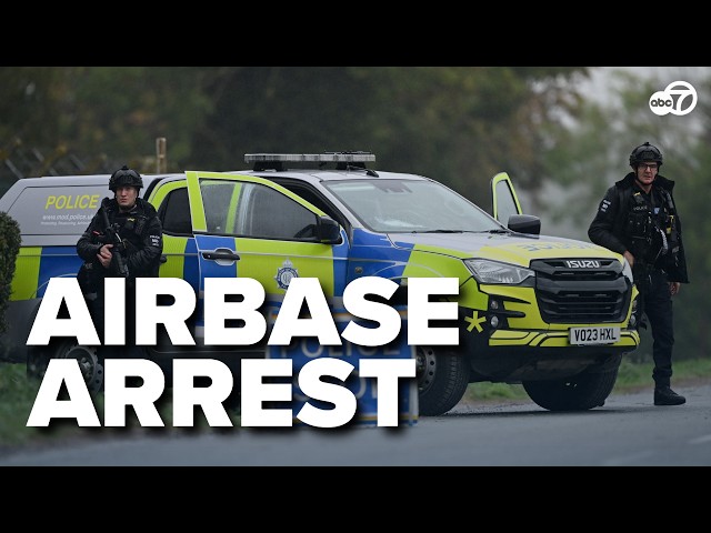 Trump says men arrested at UK air base used by US were looking to do 'big damage'