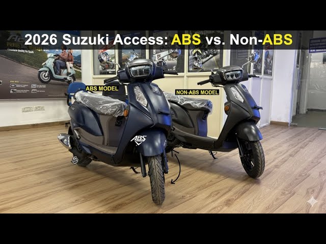 2026 Suzuki Access 125 New ABS Model Vs Non ABS model ! Detailed Comparison