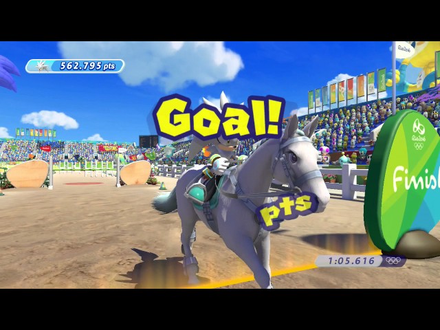 Mario & Sonic at the Rio 2016 Olympic Games (Wii U) - Equestrian - All Silver Perfect Tricks